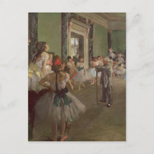 Edgar Degas Dancing Class, 1873-76 Vykort