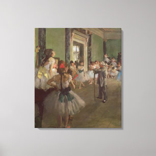 Edgar Degas Dancing Class, c.1873-76 Canvastryck
