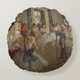 Edgar Degas Dancing Class, c.1873-76 Rund Kudde