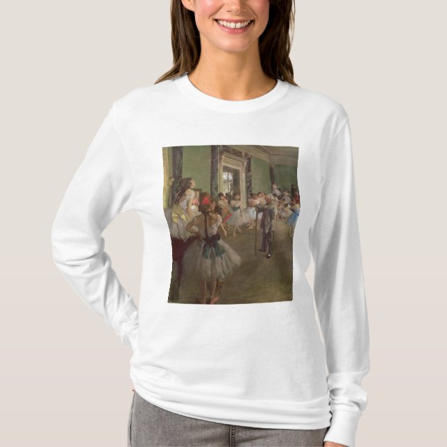 Edgar Degas| Dancing Class, c.1873-76 T Shirt (Framsida)