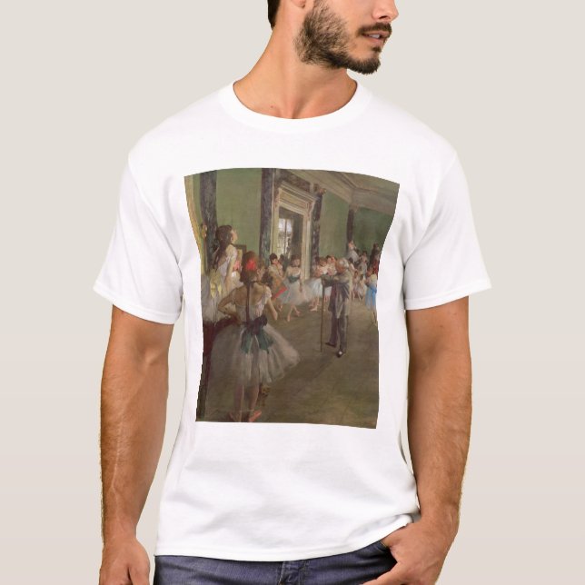 Edgar Degas| Dancing Class, c.1873-76 T Shirt (Framsida)
