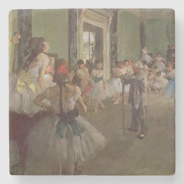 Edgar Degas| Dancing Class, c.1873-76 Underlägg Sten (Framsidan)