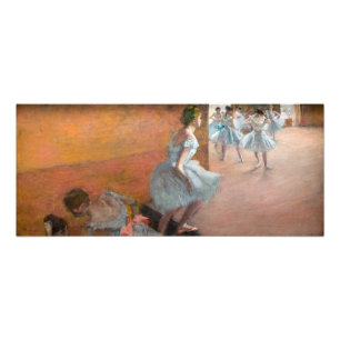 Edgar Degas - Dansande Climbing en trappa Fototryck