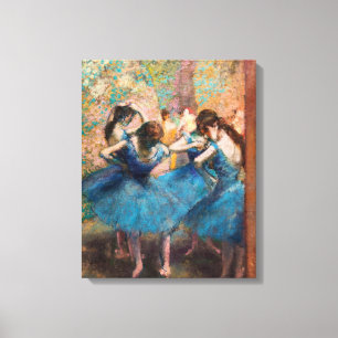Edgar Degas - Dansande i blått Canvastryck