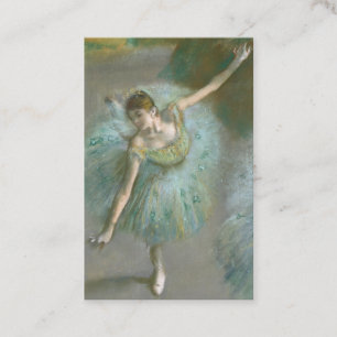 Edgar Degas  Dansar i Grönt Visitkort