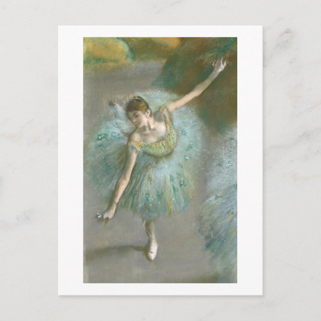 Edgar Degas | Dansar i Grönt Vykort (Framsida)