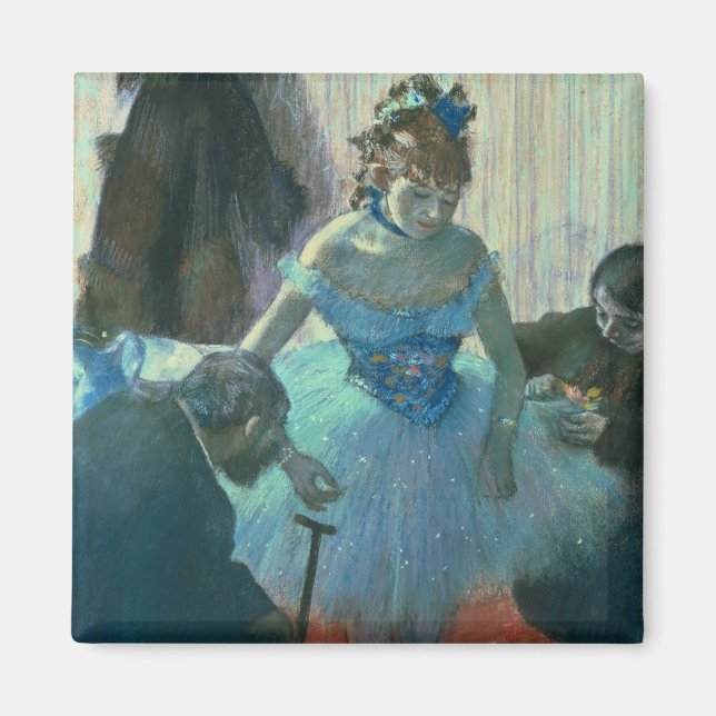 Edgar Degas | Dansar i hennes klädrum Magnet (Framsidan)