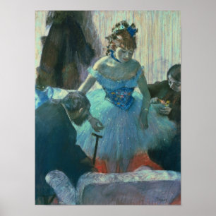 Edgar Degas   Dansar i hennes klädrum Poster