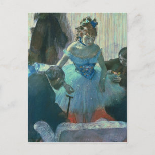 Edgar Degas Dansar i hennes klädrum Vykort