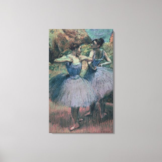 Edgar Degas | Dansar i Violet Canvastryck (Framsida)