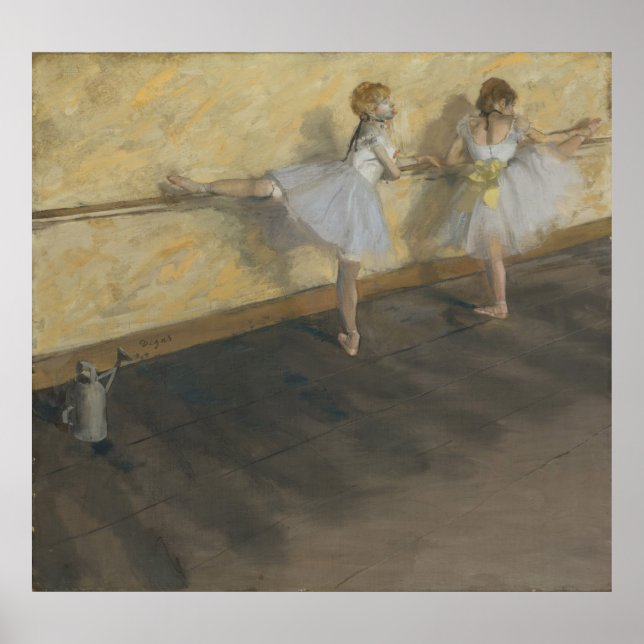 Edgar Degas | Dansar vid barren Poster (Framsidan)