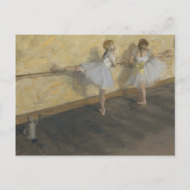 Edgar Degas | Dansar vid barren Vykort (Framsida)