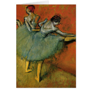Edgar Degas Dansar vid Pub Hälsningskort