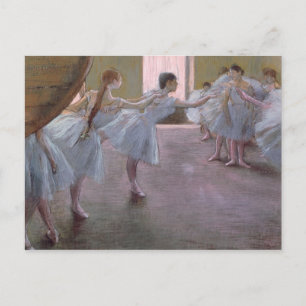 Edgar Degas Dansar vid Rehearsal, 1875-1877 Vykort