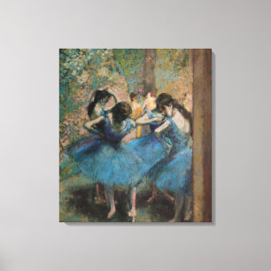 Edgar Degas dansare i blått, 1890 Canvastryck