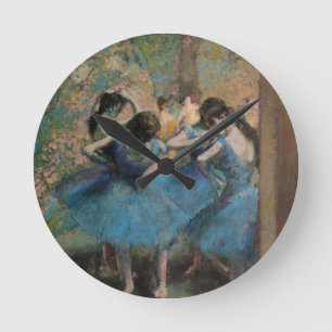 Edgar Degas dansare i blått, 1890 Rund Klocka