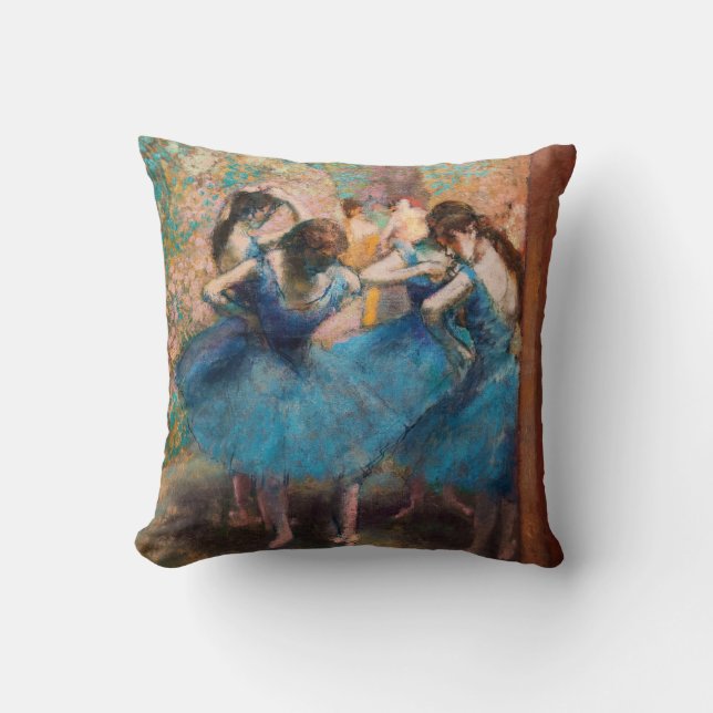 Edgar Degas - Dansare i blått Kudde (Framsida)