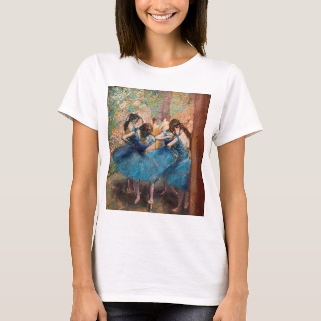 Edgar Degas - Dansare i blått T Shirt (Framsida)