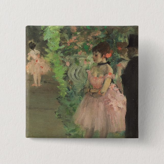 Edgar Degas | dansare i kulisserna, 1876-1883 Knapp (Framsida)