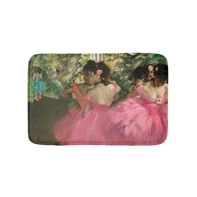 Edgar Degas - Dansare i rosa Badrumsmatta (Framsidan)