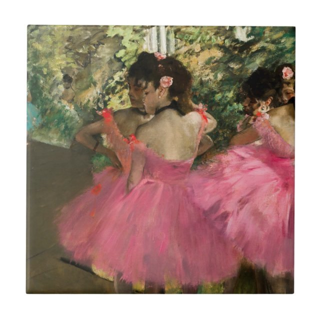 Edgar Degas - Dansare i rosa Kakelplatta (Framsidan)