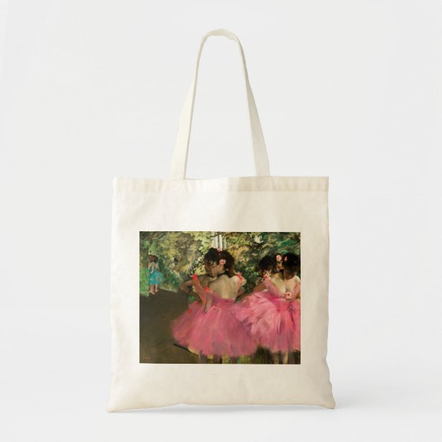 Edgar Degas - Dansare i rosa Tygkasse (Framsidan)
