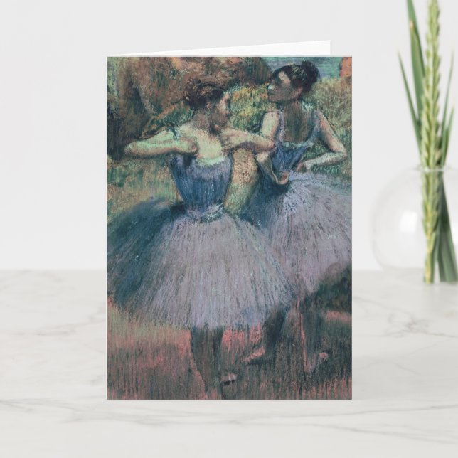 Edgar Degas | dansare i Violet Kort (Framsida)