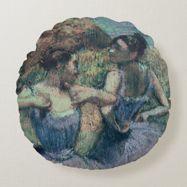 Edgar Degas | dansare i Violet Rund Kudde (Framsidan)