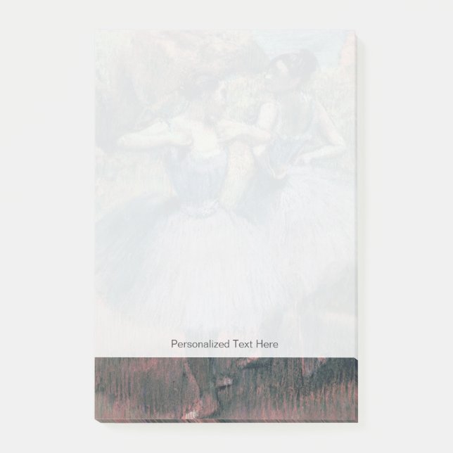 Edgar Degas| Dansare i Violett Post-it Block (Framsida)