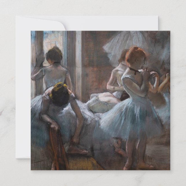 Edgar Degas - dansare Inbjudningar (Framsida)