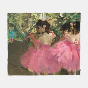 Edgar Degas - dansare på rosa Fleecefilt