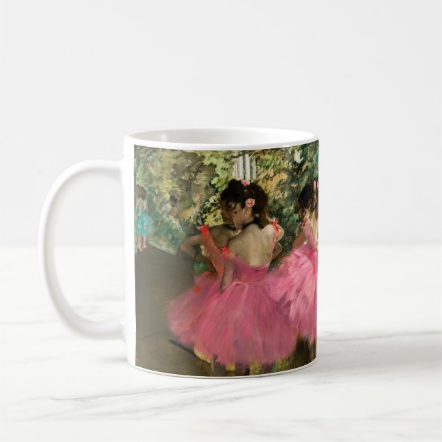Edgar Degas - dansare på rosa Kaffemugg (Vänster)