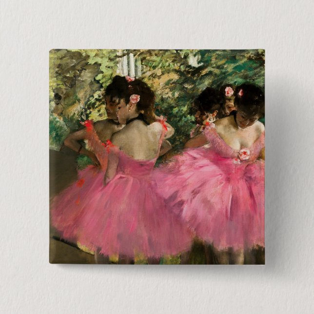 Edgar Degas - dansare på rosa Knapp (Framsida)