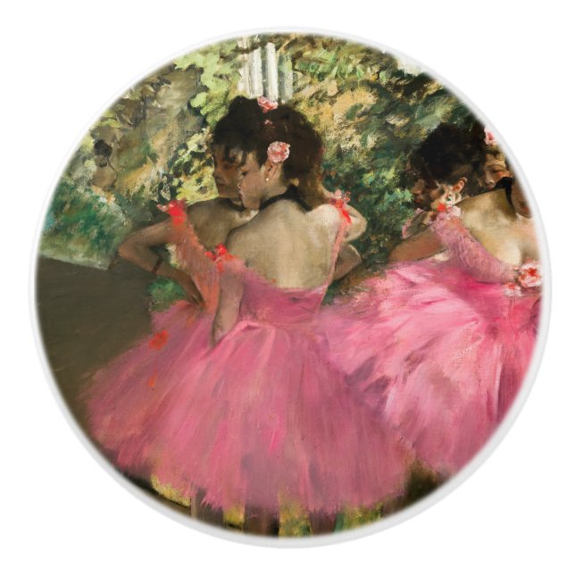 Edgar Degas - dansare på rosa Knopp (Framsidan)