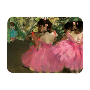 Edgar Degas - dansare på rosa Magnet