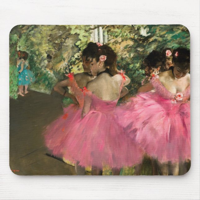 Edgar Degas - dansare på rosa Musmatta (Framsidan)