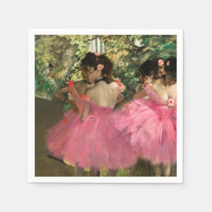 Edgar Degas - dansare på rosa Pappersservett