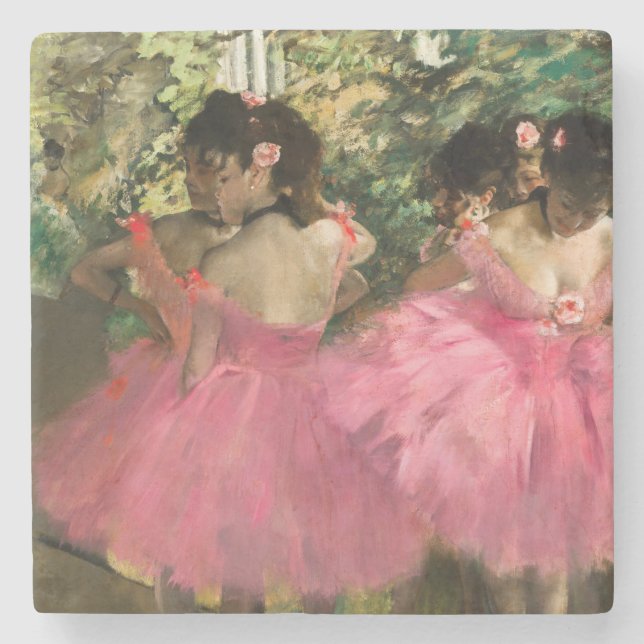 Edgar Degas - dansare på rosa Stenunderlägg (Framsidan)