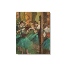 Edgar Degas Dansare Rosa och Grön