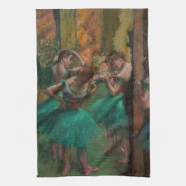 Edgar Degas - dansare, Rosa och Grönt Kökshandduk