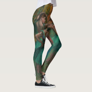 Edgar Degas - dansare, Rosa och Grönt Leggings