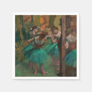 Edgar Degas - dansare, Rosa och Grönt Pappersservett