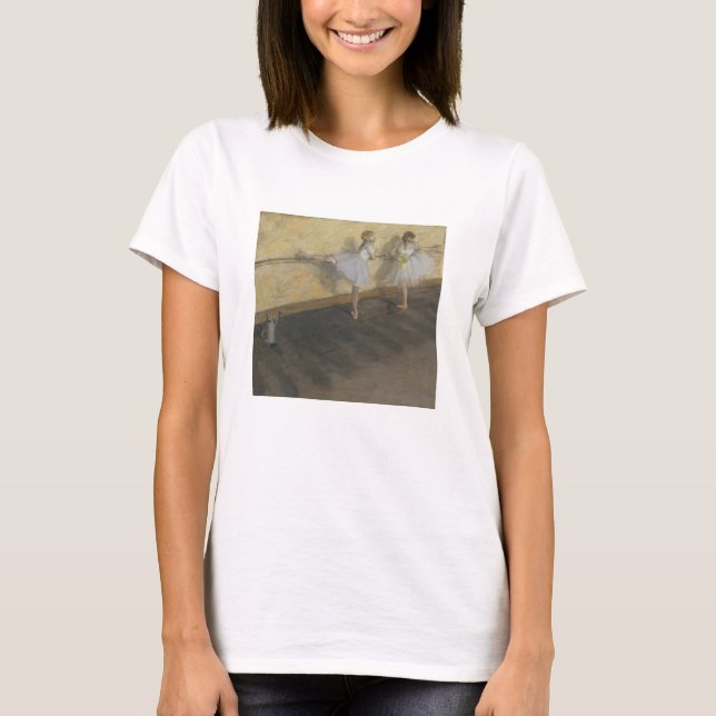 Edgar Degas | dansare som är praktiseras på barren Tee Shirt (Framsida)