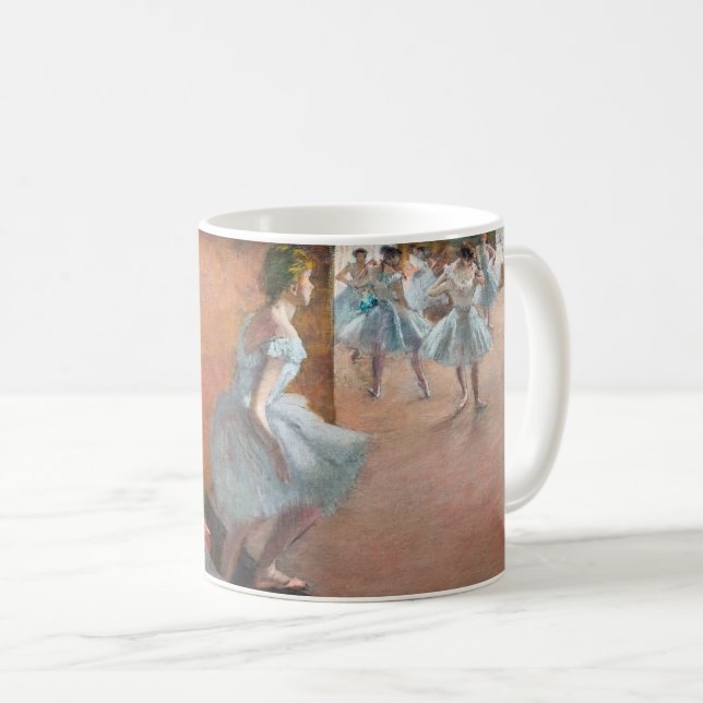 Edgar Degas - dansare som klättrar i trappor Kaffemugg (Framsida höger)