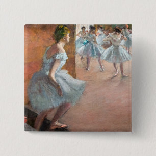 Edgar Degas - dansare som klättrar i trappor Knapp