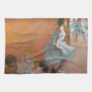Edgar Degas - dansare som klättrar i trappor Kökshandduk