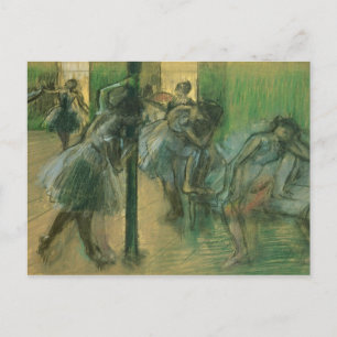 Edgar Degas Dansare som repeterar Vykort