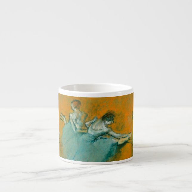 Edgar Degas Dansare vid barr Print: Balettkonst Espressomugg (Framsidan)