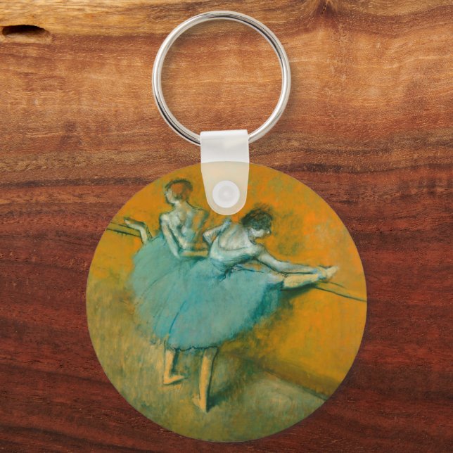 Edgar Degas Dansare vid barr Print: Balettkonst Nyckelring (Framsida)