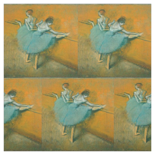 Edgar Degas Dansare vid barr Print: Balettkonst Tyg (Provkarta)